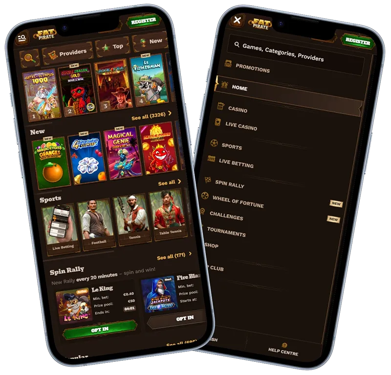 Fatpirate casino on mobile